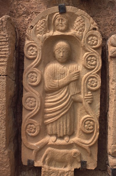Stela with a human figure by Roman Imperial Period